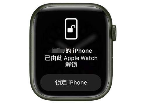 西乡苹果手机维修分享用 AppleWatch 解锁配备面容 ID 的 iPhone方法 