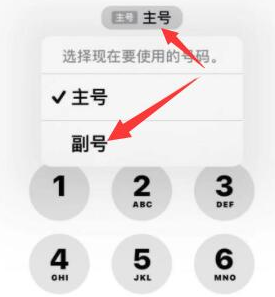 西乡苹果14维修店分享iPhone 14 Pro Max使用副卡打电话的方法 